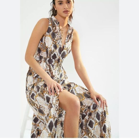 Maeve Sienna snakeskin maxi dress - Picture 4 of 8